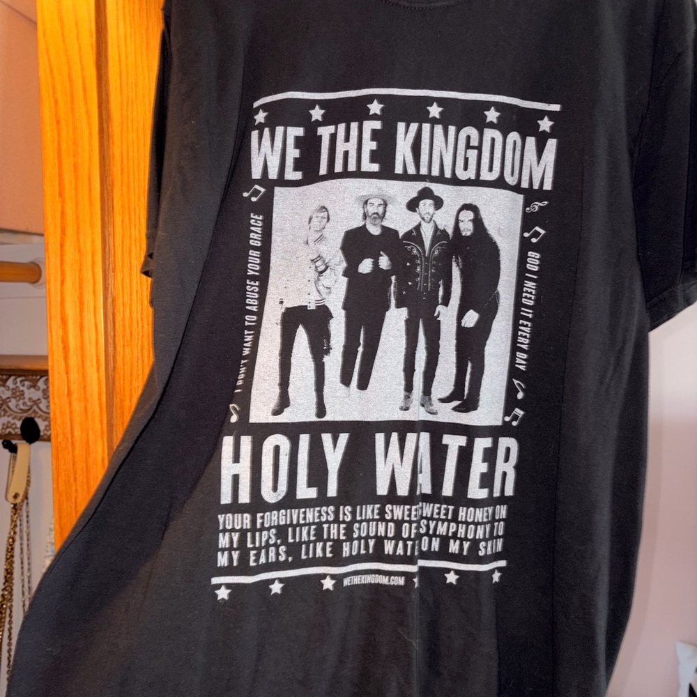 We The Kingdom - "Holy Water" Graphic Tee - Black